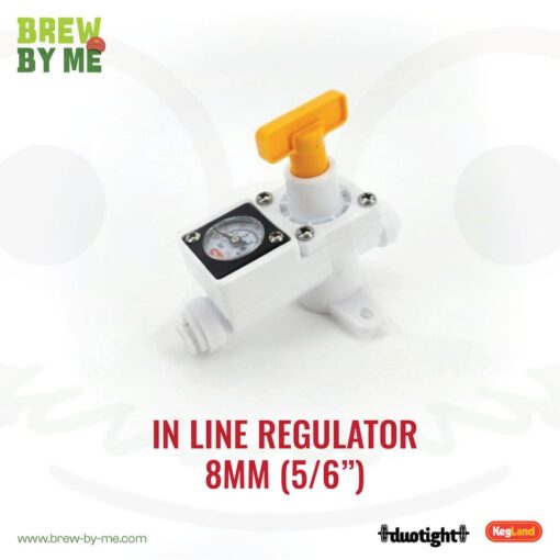 In Line Regulator - 8mm (5/16" Push In) - Duotight
