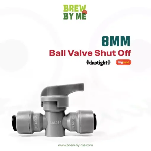 8mm(5/16) Ball Valve Shut Off - Duotight
