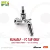 NUKATAP - FC Tap Only (Stainless Steel - Flow Control)