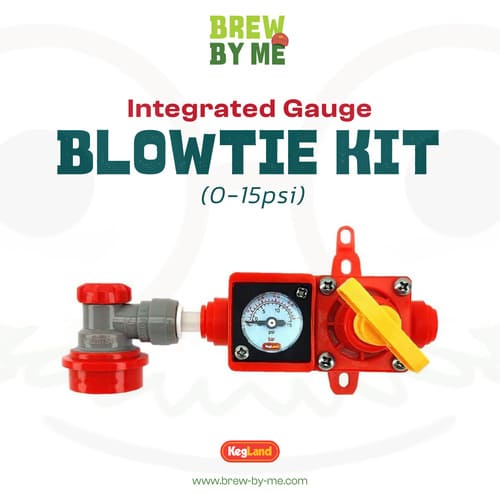 Integrated Gauge BlowTie Spunding Valve Kit (0-15psi)