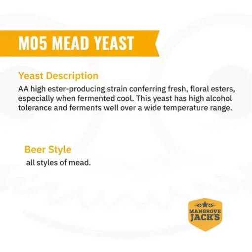 Mead Yeast M05 - Mangrove Jack’S - Image 2