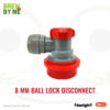 Ball Lock Disconnect (Grey+ Red/Gas) x Duotight 8mm (5/16