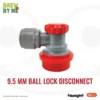 Ball Lock Disconnect (Grey+ Red/Gas) x Duotight 9.5mm (3/18