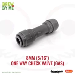 8mm (5/16") One Way Check Valve (Gas) - Duotight