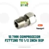 12.7mm Compression Fitting to 1/2inch BSP