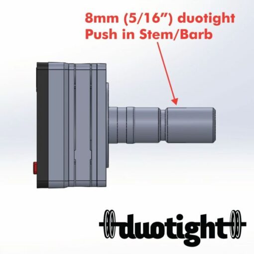 Digital Mini Gauge - Duotight 8mm 5/16 Stem