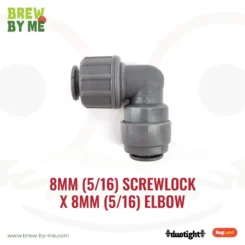 8mm (5/16) Screwlock x 8mm (5/16) Elbow