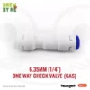 6.35mm One Way Check Valve (Gas) - Duotight