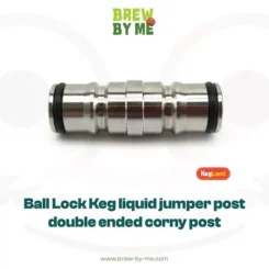 Ball Lock Keg Liquid Jumper Post – Double Ended Corny Post