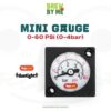 Mini Gauge 0-60psi (0-4bar) for Inline duotight regulator or blowtie