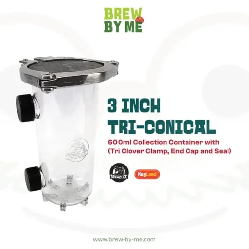 FermZilla - 3 Inch Tri-Conical - 600ml Collection Container