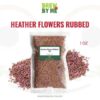 Heather Flowers Rubbed