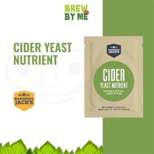 Cider Yeast Nutrient – Mangrove Jack’s 14g